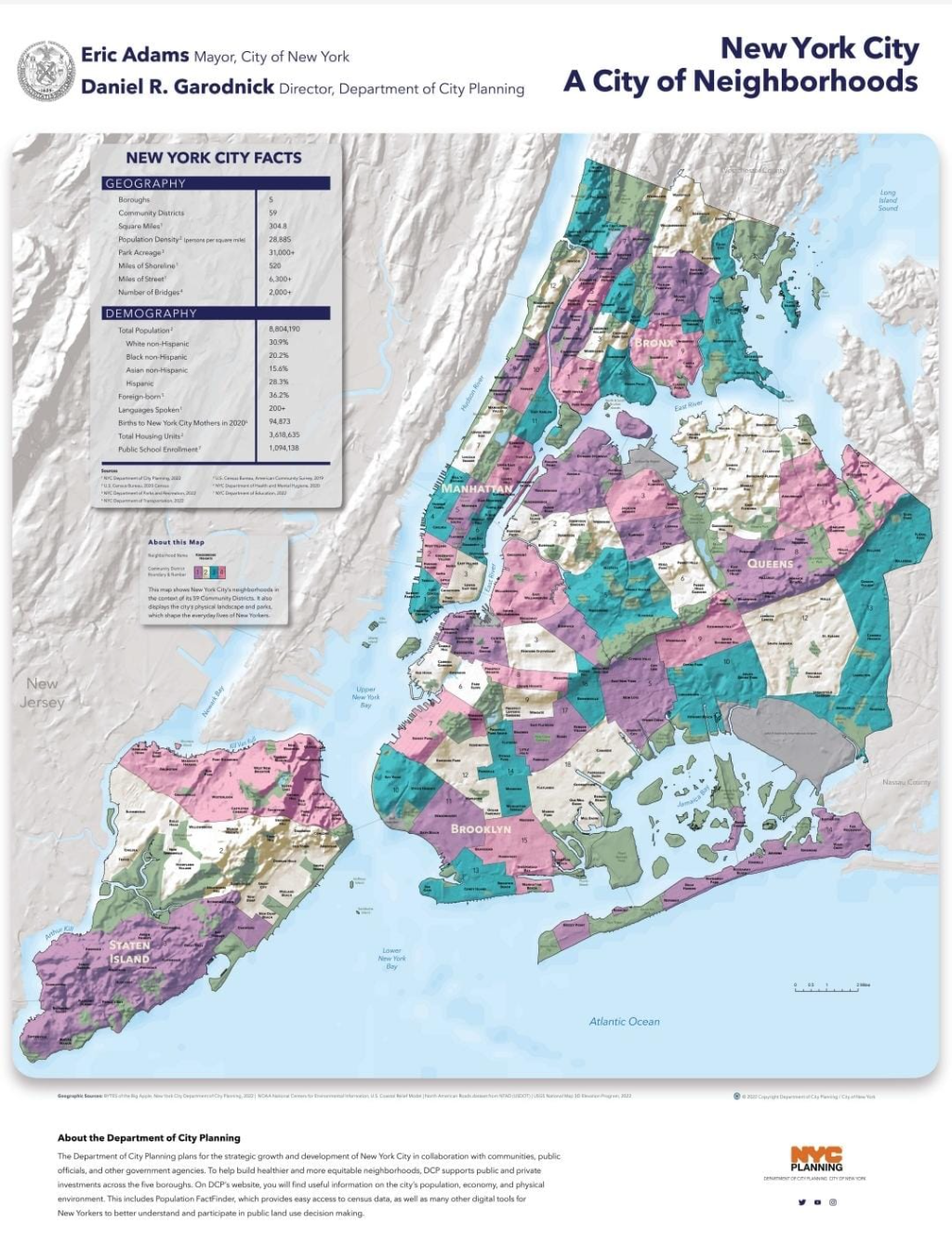 NYC’s Planners Publish Updated Map with Data about Each of the City’s Neighborhoods